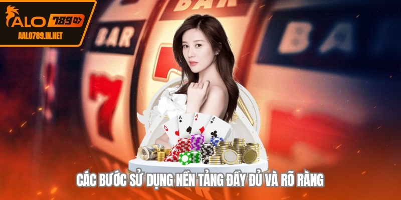 Các bước sử dụng nền tảng đầy đủ và rõ ràng