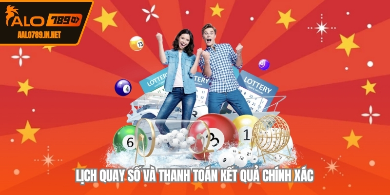 Lịch quay số và thanh toán kết quả chính xác